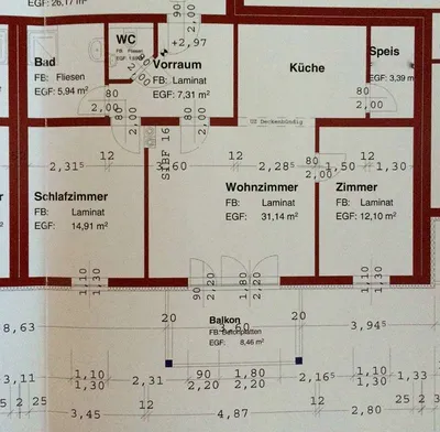 Wohnung mieten in Braunau am Inn – 79 m², € 1.080 – Bild 2 von 13