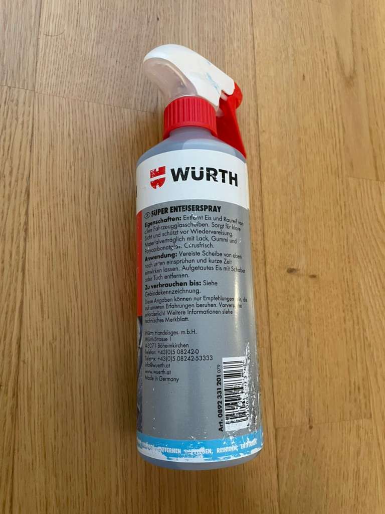 (verkauft) Super Enteiserspray von Würth