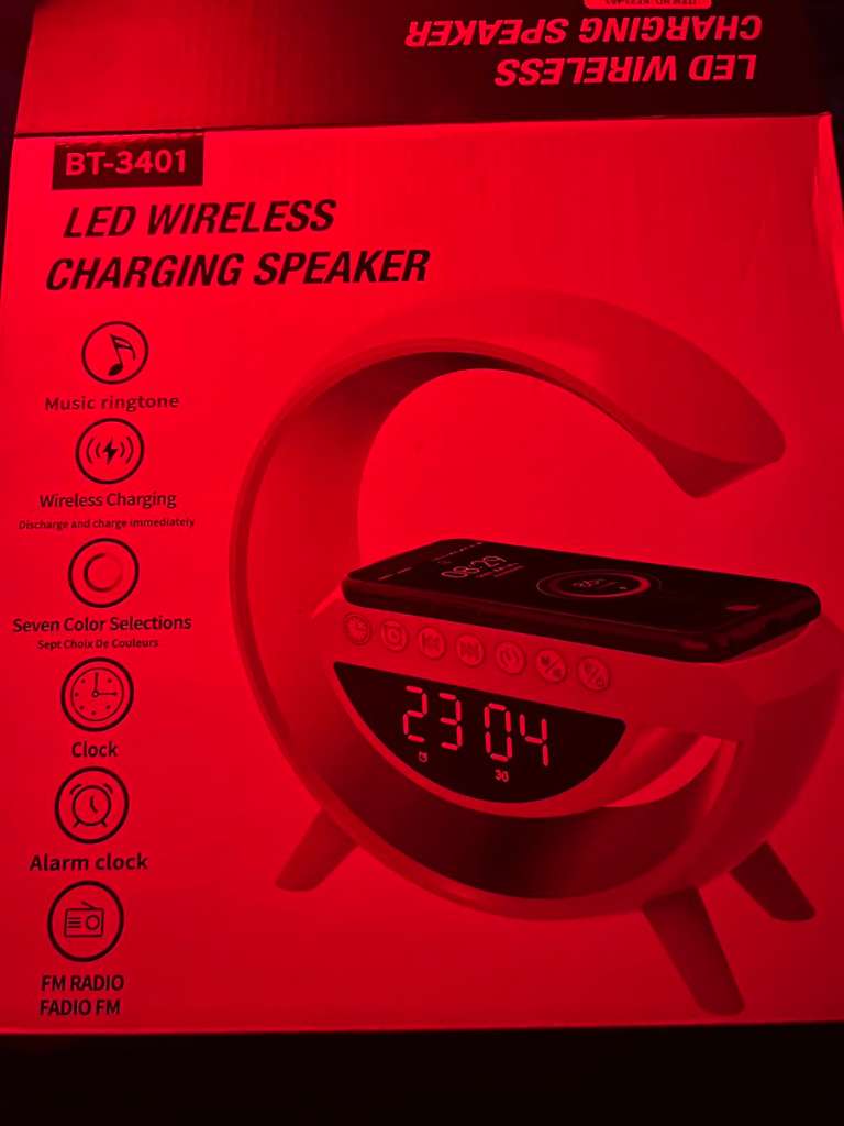 led wireless charging speaker, € 30,- (1140 Wien) - willhaben