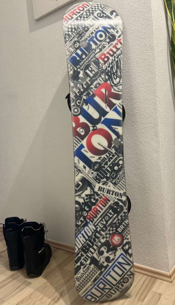 verkauft Burton Bullet Snowboard Burton Bindung FS