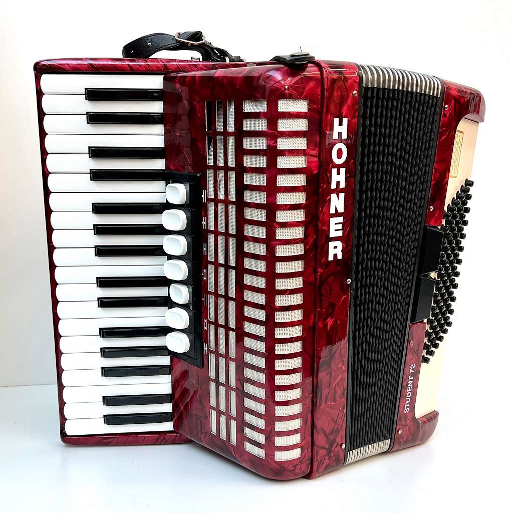 HOHNER アコーディオン 34鍵 72ベース STUDENT - 鍵盤楽器