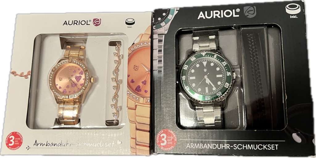 Auriol Armbanduhr, schmuckset 5,- - (4040 € willhaben Linz)