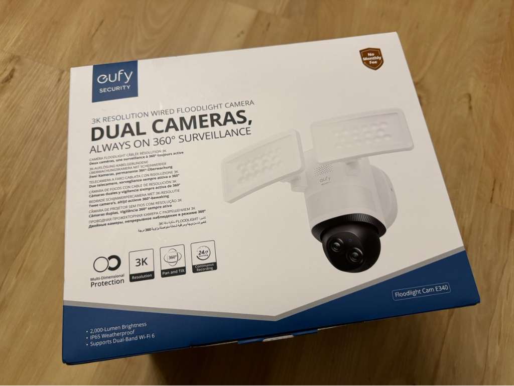 Caméra de surveillance Anker Eufy Floodlight E340 - Caméra de