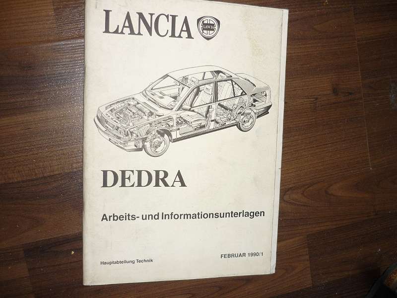 lancia dedra arbeits- und informationsunterlagen 1990, € 45,- (1100 Wien) -  willhaben