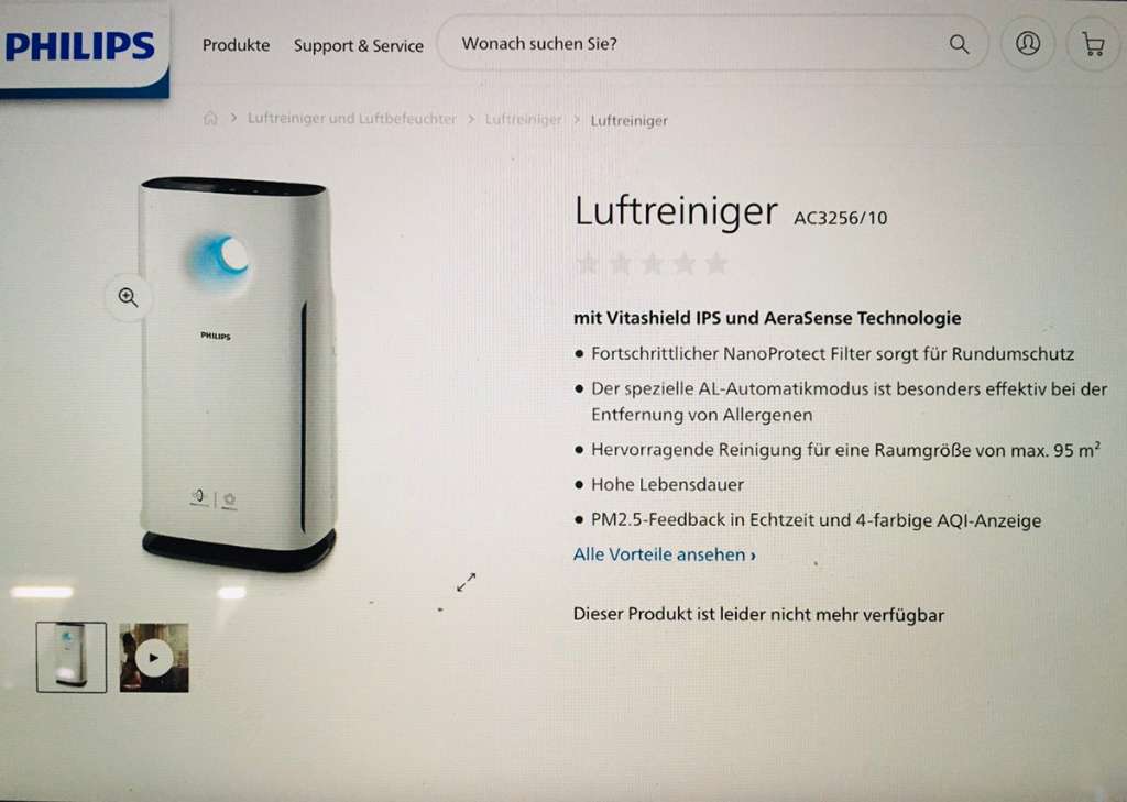 Philips Luftreiniger Filter FY0194, € 25,- (1230 Wien) - willhaben