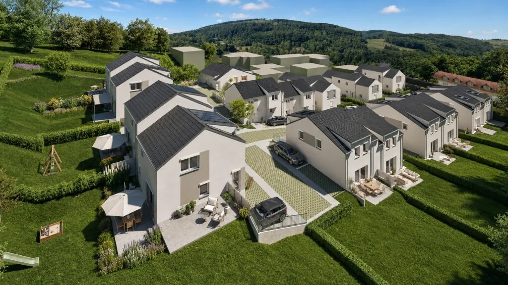 Hochwertige Doppelhaushälfte mit 175 m² Nutzfläche, Eigengarten, Keller & nachhaltigem Energiekonzept - Ansicht 2
