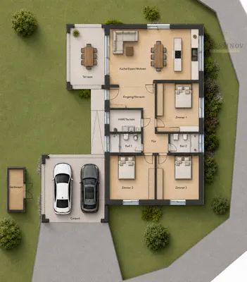 4-Zimmer-Haus kaufen in Klagenfurt Land – 120 m², € 498.500 – Bild 7 von 7