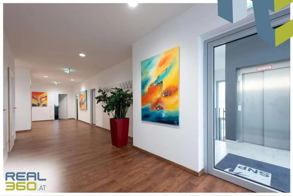 Büro Nahe PLUSCITY mit DACHTERRASSE und Parkplätzen! - Ansicht 2
