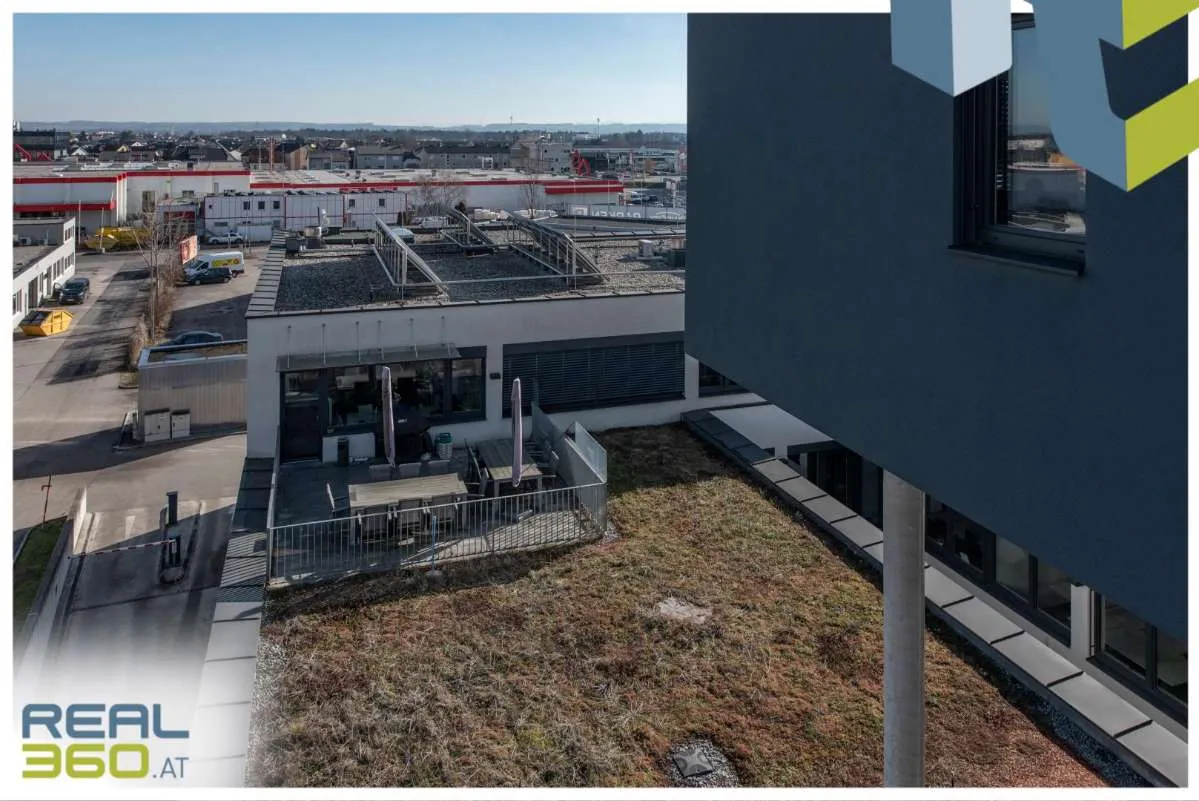 Büro Nahe PLUSCITY mit DACHTERRASSE und Parkplätzen! - Ansicht 3