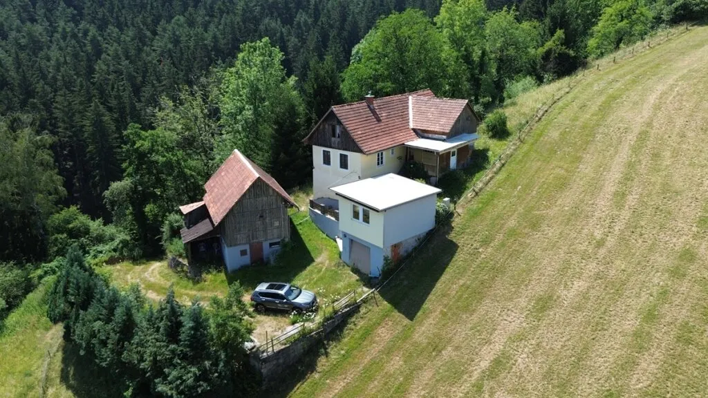 Kleinlandwirtschaft in Ruhelage mit schöner Aussicht nur unweit der Bezirkshautstadt Voitsberg