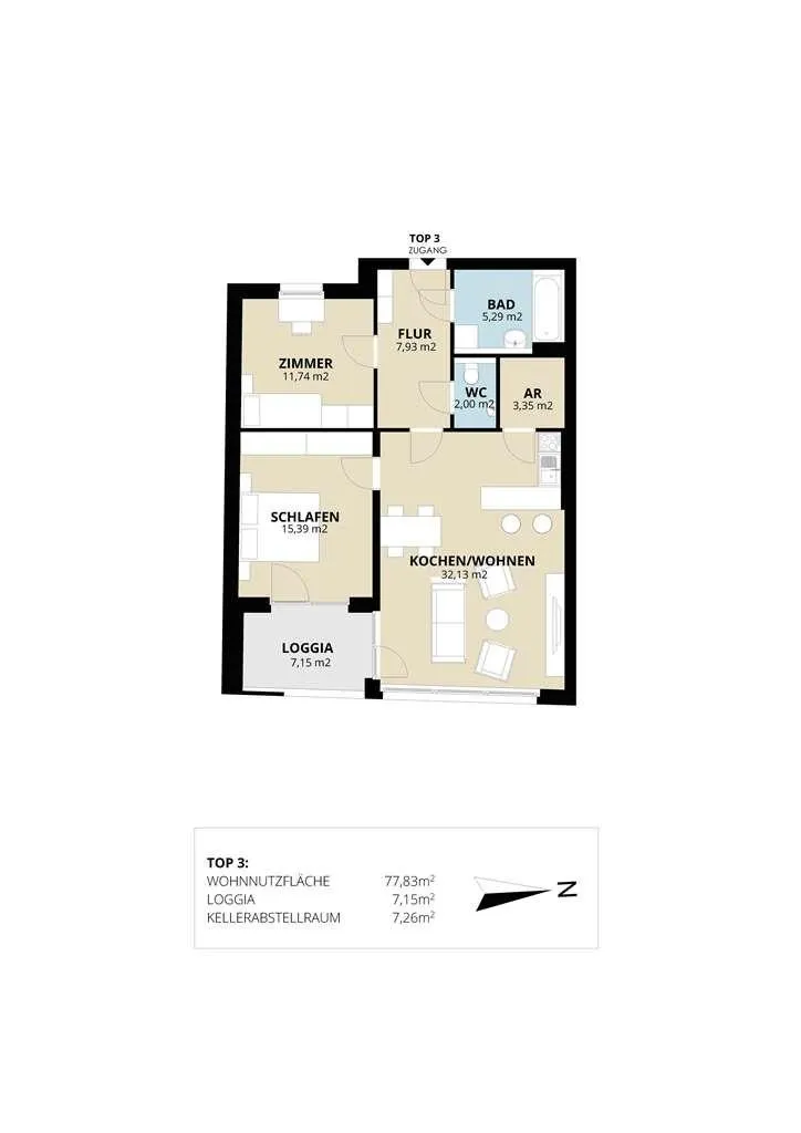 Wohnung – Schwarzach im Pongau - Ansicht 3