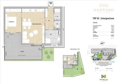 2-Zimmer-Wohnung kaufen in Salzburg Stadt – 52,4 m², € 652.212 – Bild 6 von 6