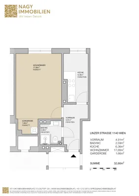 1-Zimmer-Wohnung kaufen in Wien – 32,6 m², € 249.000 – Bild 14 von 14