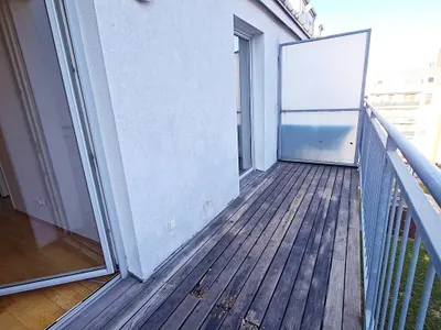 HOFRUHELAGE, DACHGESCHOSS, 79 m2 Neubau mit 6 m2 Balkon, Wohnküche, 2 Zimmer, Wannenbad, Parketten, Bernhardtstalgasse – Bild 2