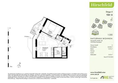 2-Zimmer-Wohnung kaufen in Wien – 53,08 m², € 302.000 – Bild 13 von 13
