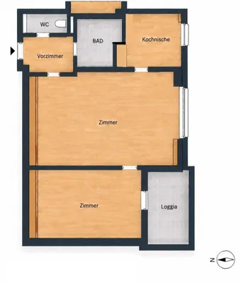2-Zimmer-Immobilie kaufen in Mödling – 42 m², € 190.000 – Bild 8 von 8