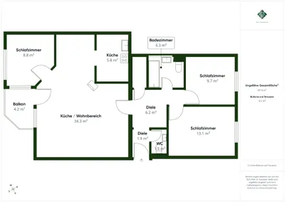 4-Zimmer-Wohnung kaufen in Kufstein – 86,09 m², € 359.000 – Bild 7 von 7