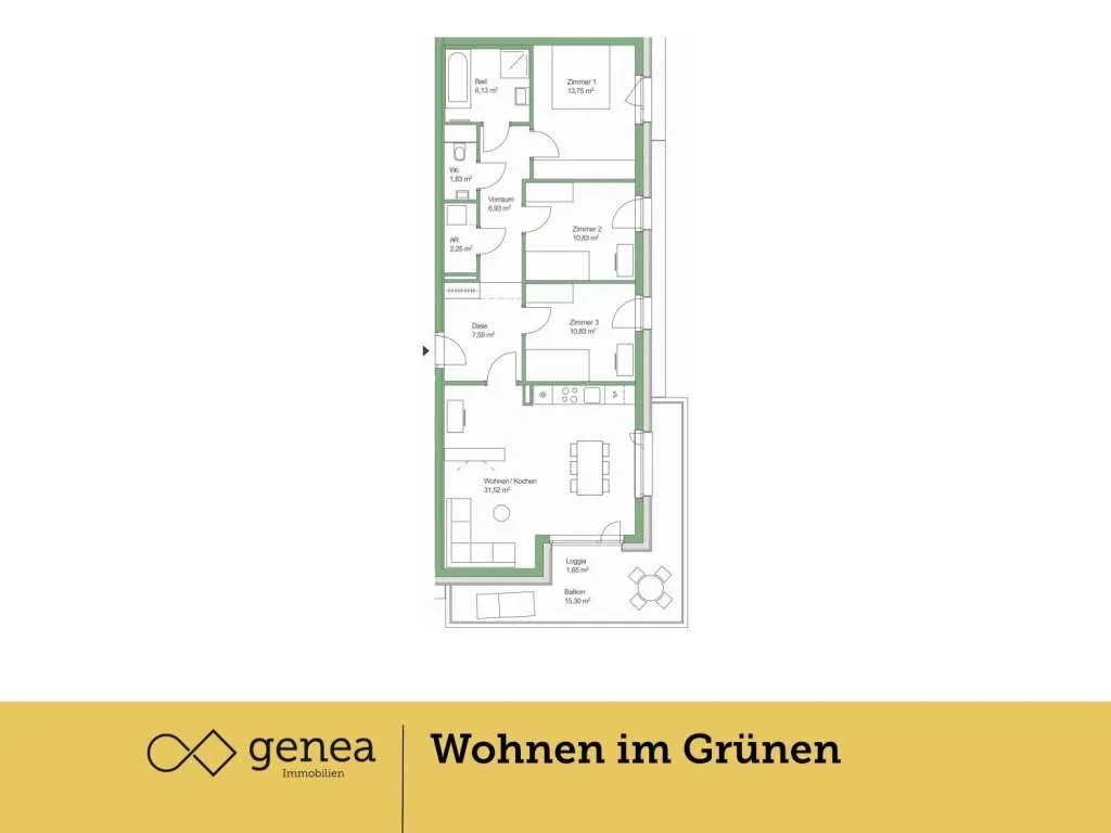 JV Haus K | Provisionsfrei | Exklusives Wohnen im Herzen von Graz - Ansicht 2