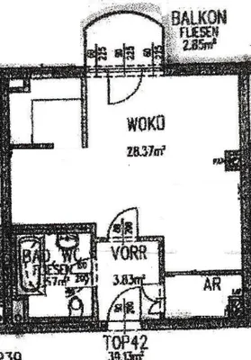 1-Zimmer-Wohnung mieten in Wien – 39,13 m², € 850 – Bild 11 von 12