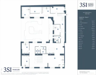 12-Zimmer-Gewerbeimmobilie mieten in Wien – 528 m², € 6.218 – Bild 11 von 12