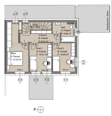 4-Zimmer-Haus kaufen in Sankt Veit an der Glan – 109,48 m², € 339.400 – Bild 4 von 5
