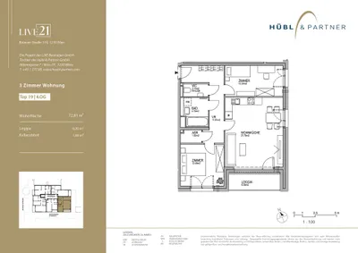 3-Zimmer-Wohnung kaufen in Wien – 72,81 m², € 485.000 – Bild 10 von 10