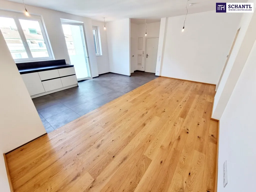 Ihr Kapital arbeitet über den Dächern! WOW! HIP und TRENDY die Gegend - Magisch schön das Altbauhaus - TOP Modern die Wohnung! Balkon baubewilligt + TOP Infrastruktur + Beste öffentliche Anbindung! - Ansicht 3