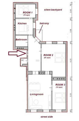 4-Zimmer-Wohnung mieten in Wien – 115 m², € 3.000 – Bild 15 von 16