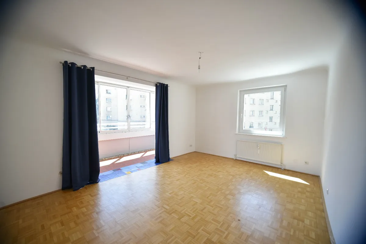 Helle 3 Zimmer Wohnung mit Loggia Nähe Matzleinsdorferplatz - Widok 2