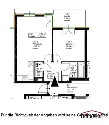 2-Zimmer-Wohnung mieten in Wien – 47 m², € 1.249 – Bild 10 von 10