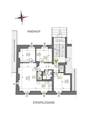 4-Zimmer-Wohnung mieten in Graz – 79,7 m², € 915 – Bild 2 von 8