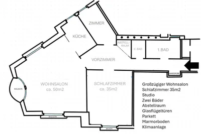 3-Zimmer-Wohnung mieten in Wien – 145 m², € 2.630 – Bild 6 von 21