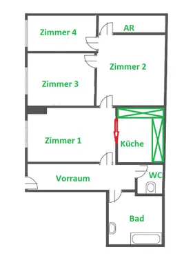 4-Zimmer-Wohnung kaufen in Klagenfurt – 81,17 m², € 199.900 – Bild 10 von 10