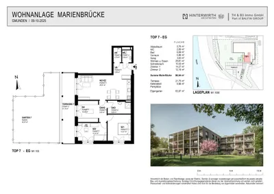 4-Zimmer-Wohnung kaufen in Gmunden – 88,64 m², € 639.000 – Bild 9 von 9
