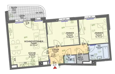 1-Zimmer-Wohnung kaufen in Wien – 71,59 m², € 309.900 – Bild 32 von 33