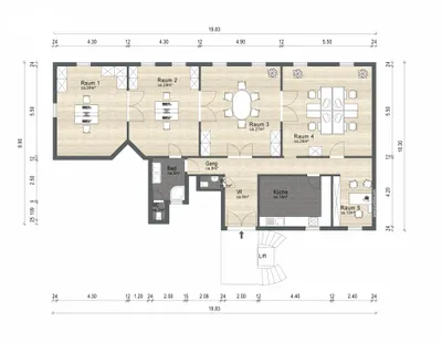 5-Zimmer-Gewerbeimmobilie mieten in Wien – 147 m², € 2.458 – Bild 10 von 10