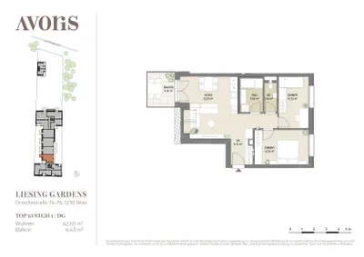 3-Zimmer-Wohnung kaufen in Wien – 62,65 m², € 399.000 – Bild 24 von 25