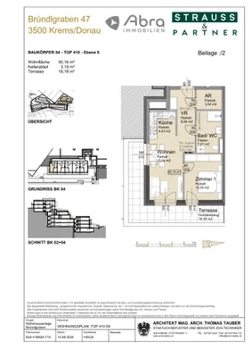 2-Zimmer-Wohnung kaufen in Krems an der Donau – 50,16 m², € 316.300 – Bild 20 von 23