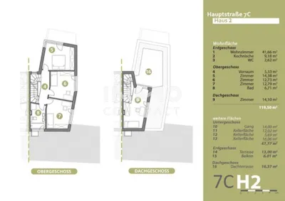 5-Zimmer-Haus kaufen in Tulln – 119,45 m², € 524.000 – Bild 12 von 13