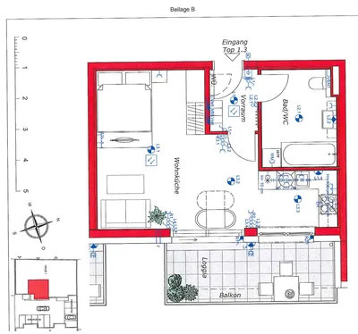 Wohnung mieten in Baden – 49 m², € 770 – Bild 27 von 28