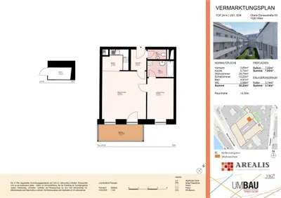 2-Zimmer-Wohnung mieten in Wien – 52,23 m², € 1.208 – Bild 8 von 9