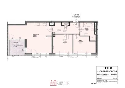 3-Zimmer-Wohnung kaufen in Mödling – 63,32 m², € 399.000 – Bild 10 von 10