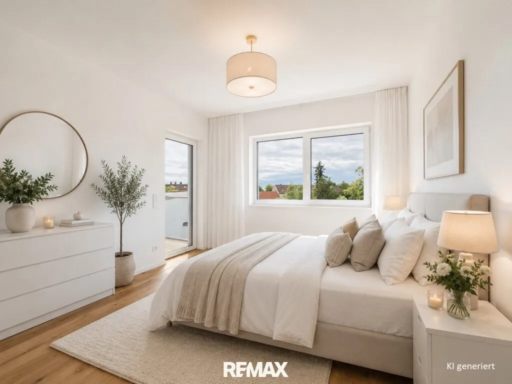 Zentrumsnähe, Ruhe, Blick ins Grüne - modernes Apartment zum Verlieben - Ansicht 2