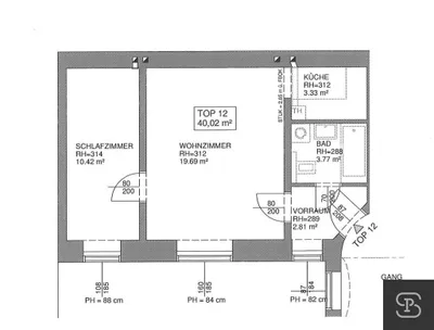 2-Zimmer-Wohnung mieten in Wien – 40,01 m², € 735 – Bild 11 von 11
