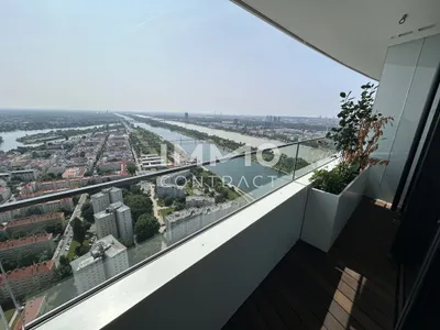 Atemberaubender Weitblick auf die Donau! 44.Stock! Erstbezug!
