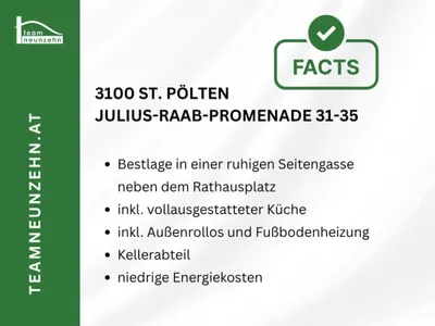 2-Zimmer-Wohnung mieten in Sankt Pölten – 57,4 m², € 949 – Bild 11 von 19