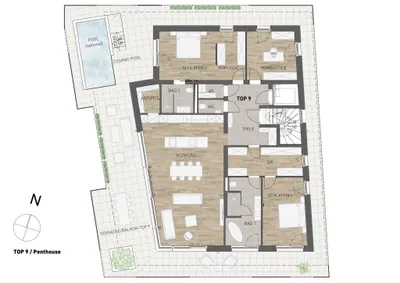 4-Zimmer-Wohnung kaufen in Graz – 156,07 m², € 1.459.000 – Bild 6 von 7