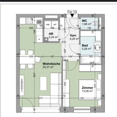 2-Zimmer-Wohnung kaufen in Sankt Pölten Land – 54 m², € 159.600 – Bild 21 von 21