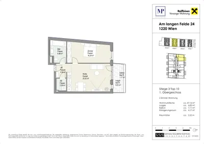 Immobilie kaufen in Wien – 57,16 m², € 369.500 – Bild 22 von 22