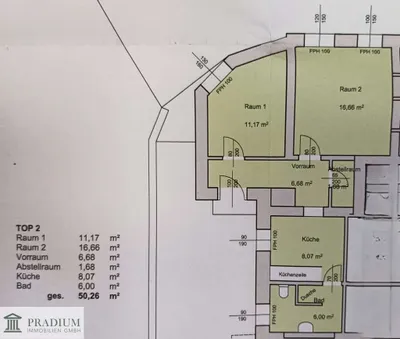 2-Zimmer-Wohnung kaufen in Baden – 50,26 m², € 172.000 – Bild 12 von 12
